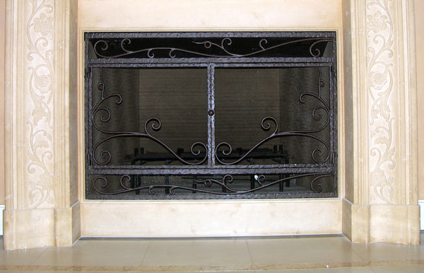 Reja  Fireplace Screen Door