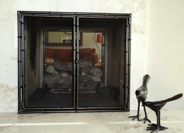 Bamboo firescreen