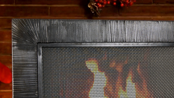 Aspen Fireplace Screen Door