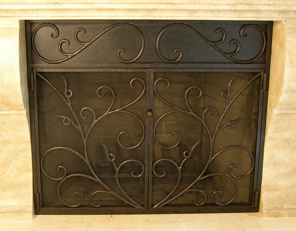 Callabria Fireplace Screen Door