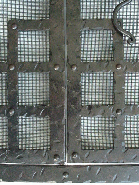 Craftsman Fireplace Screen Door