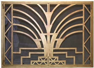 Art Deco firescreen doors