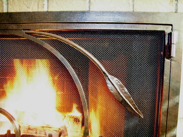 Sheaf  Fireplace Screen Door