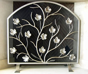 April Showers Freestanding Fireplace Screen