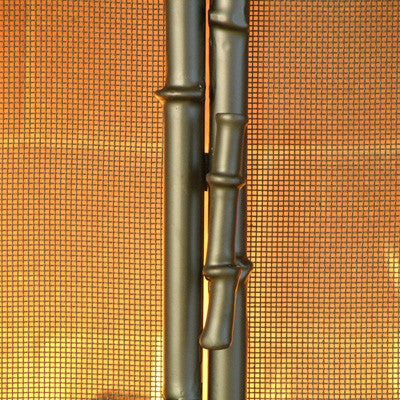 Freestanding Bamboo firescreen