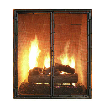 Freestanding Bamboo firescreen