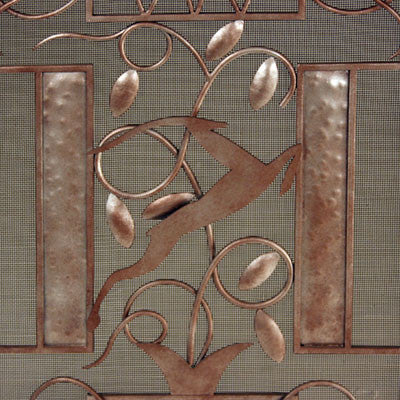 Edgar Brandt Gazelle  Fireplace Screen Door