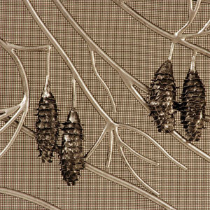 Edgar Brandt Pinecone  Fireplace Screen Door