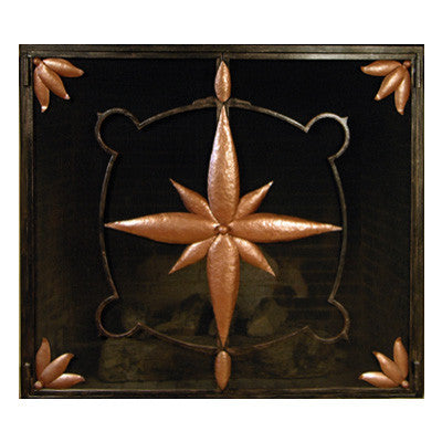 hand forged firescreen doors