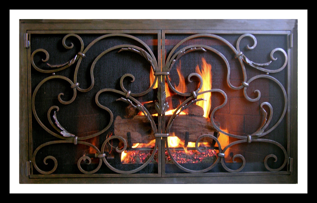 Barcelona Fireplace Screen Door