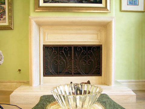 Callabria Fireplace Screen Door