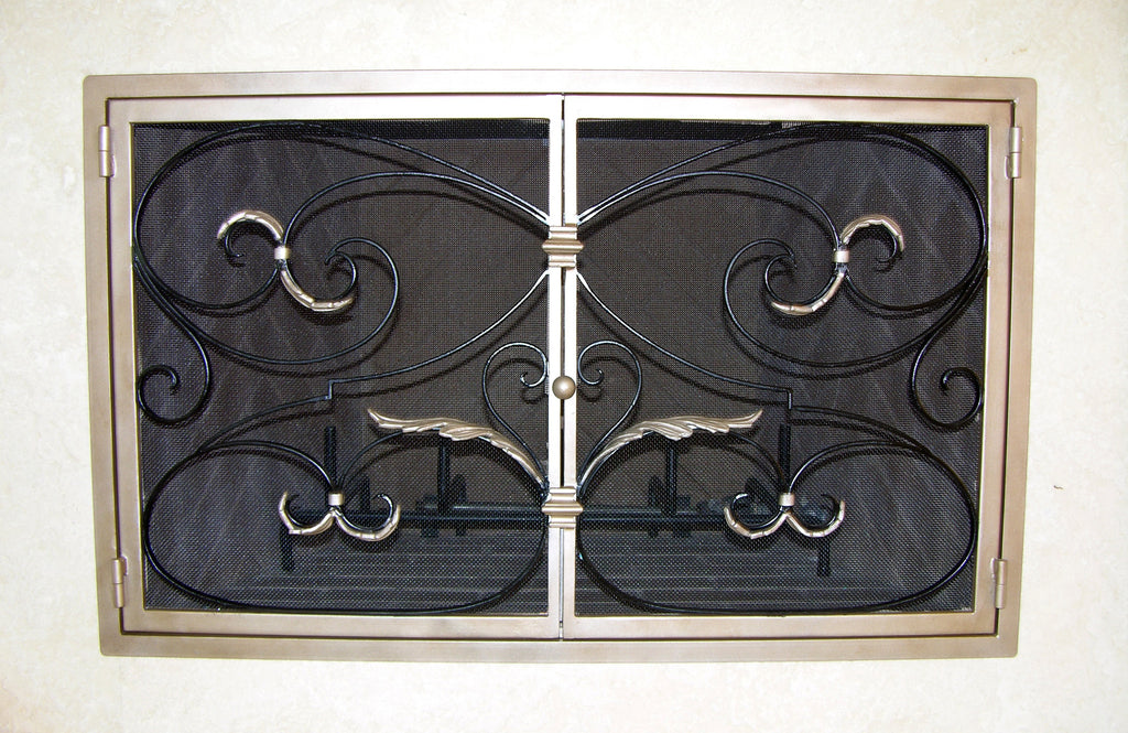 Donatella Fireplace Screen Door