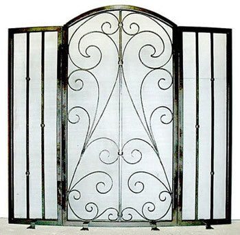 Regazza freestanding firescreen